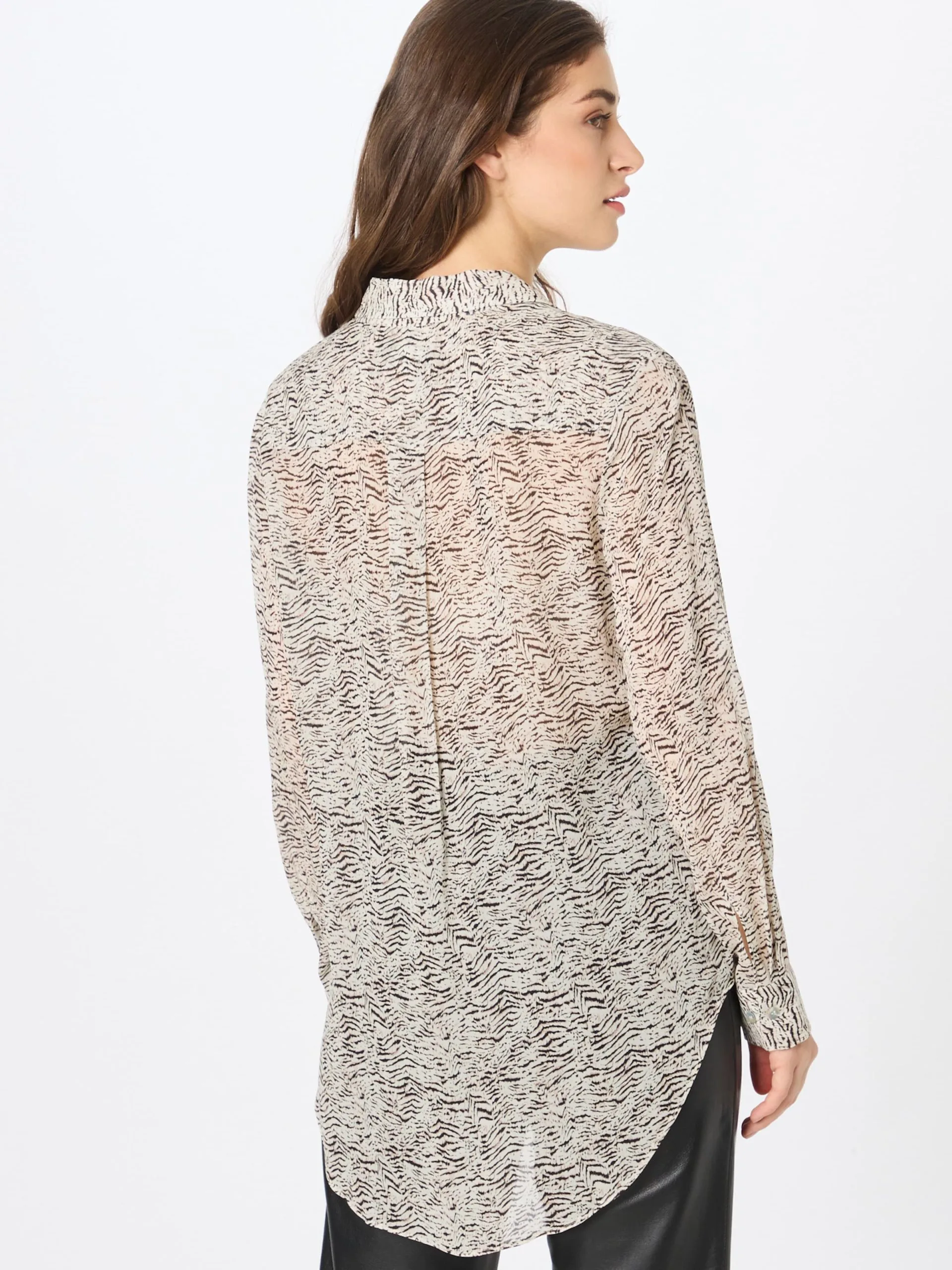 Overhemden Blouse Nami Dames Cappuccino 4 Overhemden Blouse Nami Dames Cappuccino - Afbeelding 4