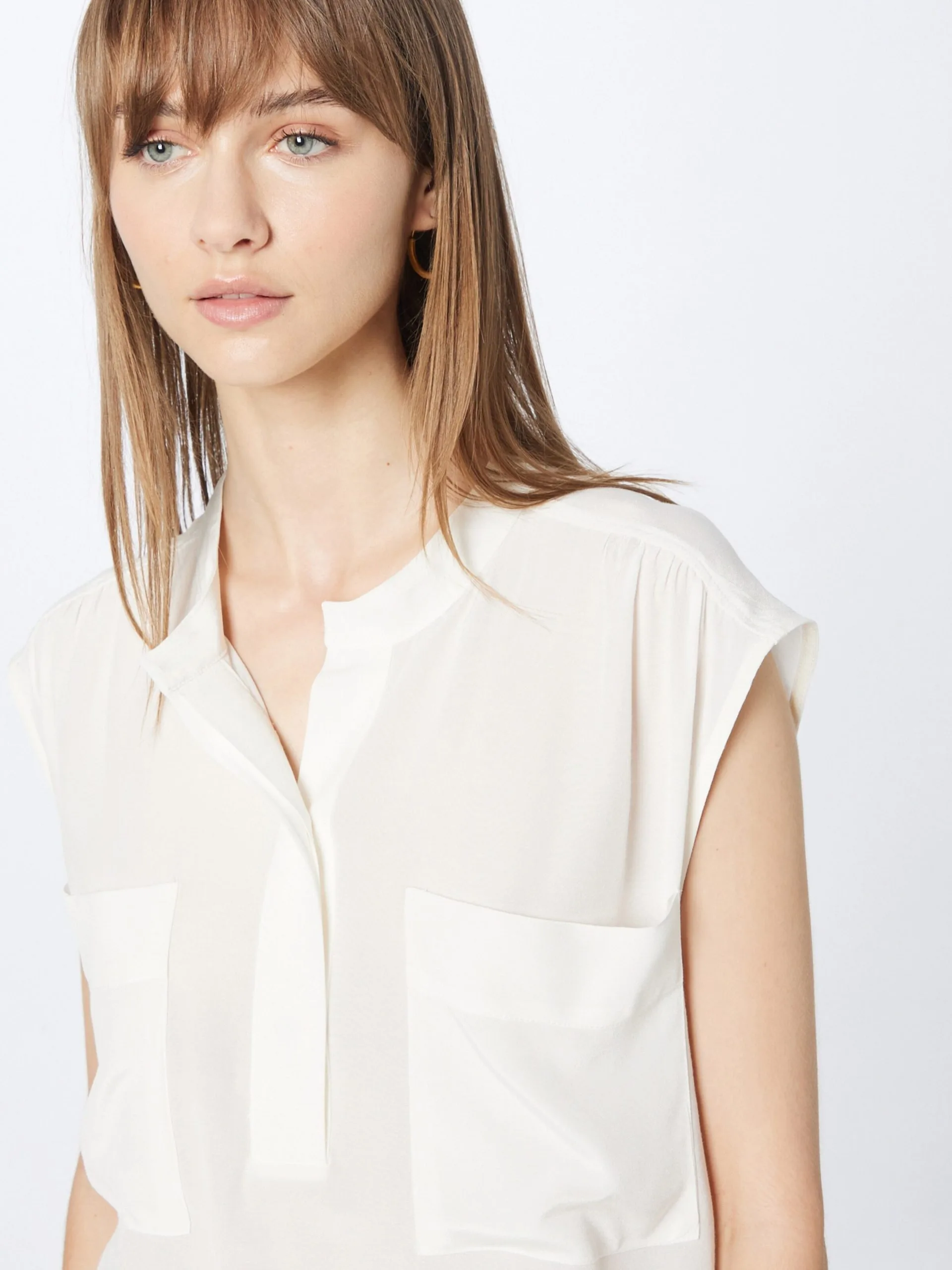 Coster Copenhagen Blouses Met Korte Mouw Blouse Dames Crème 2 Coster Copenhagen Blouses Met Korte Mouw Blouse Dames Crème - Afbeelding 2