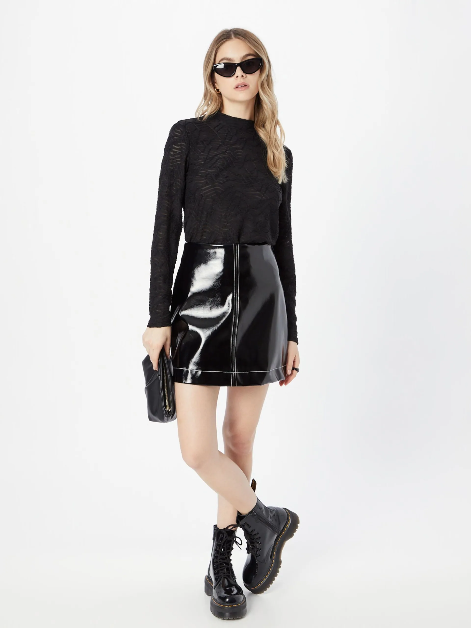 MOSS COPENHAGEN Longsleeves Shirt Maleka Dames Zwart 5 MOSS COPENHAGEN Longsleeves Shirt Maleka Dames Zwart - Afbeelding 5