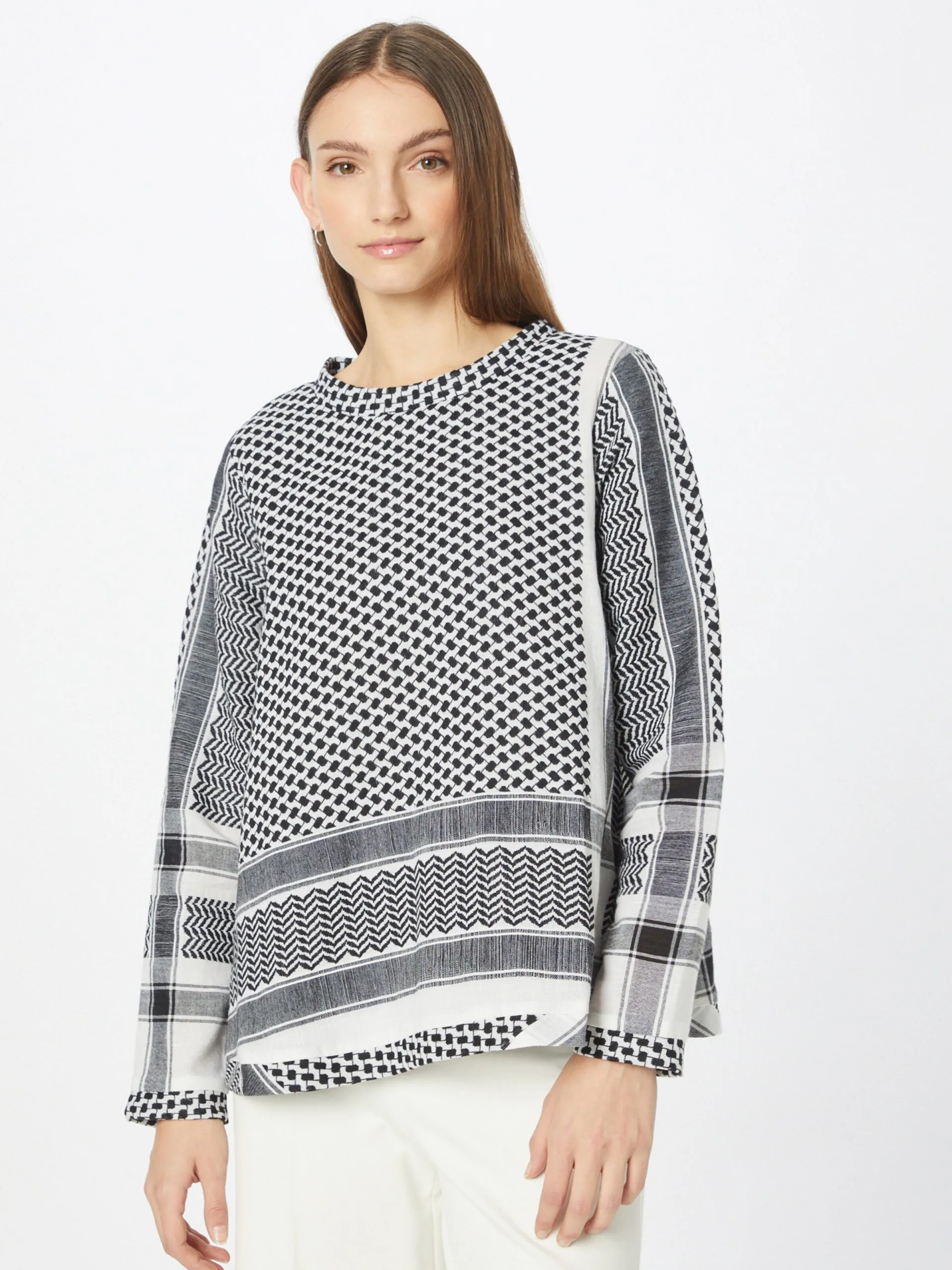 Blouseshirts Blouse Dames Zwart 3 Blouseshirts Blouse Dames Zwart - Afbeelding 3