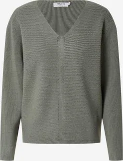 MOSS COPENHAGEN Fijngebreide Truien Trui Jilli Dames Groen