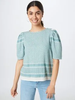 Blouses Met Korte Mouw Blouse Marie Dames Pastelblauw / Wit 7 Blouses Met Korte Mouw Blouse Marie Dames Pastelblauw / Wit -Moss Copenhagen Verkoop 6a505dbd3c486ab6413827d31b63e7db
