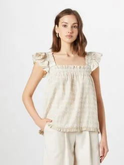 Blouse Tops Blouse Dames Natuurwit -Moss Copenhagen Verkoop 6d74c3a2a983848a75220ec8288e020b