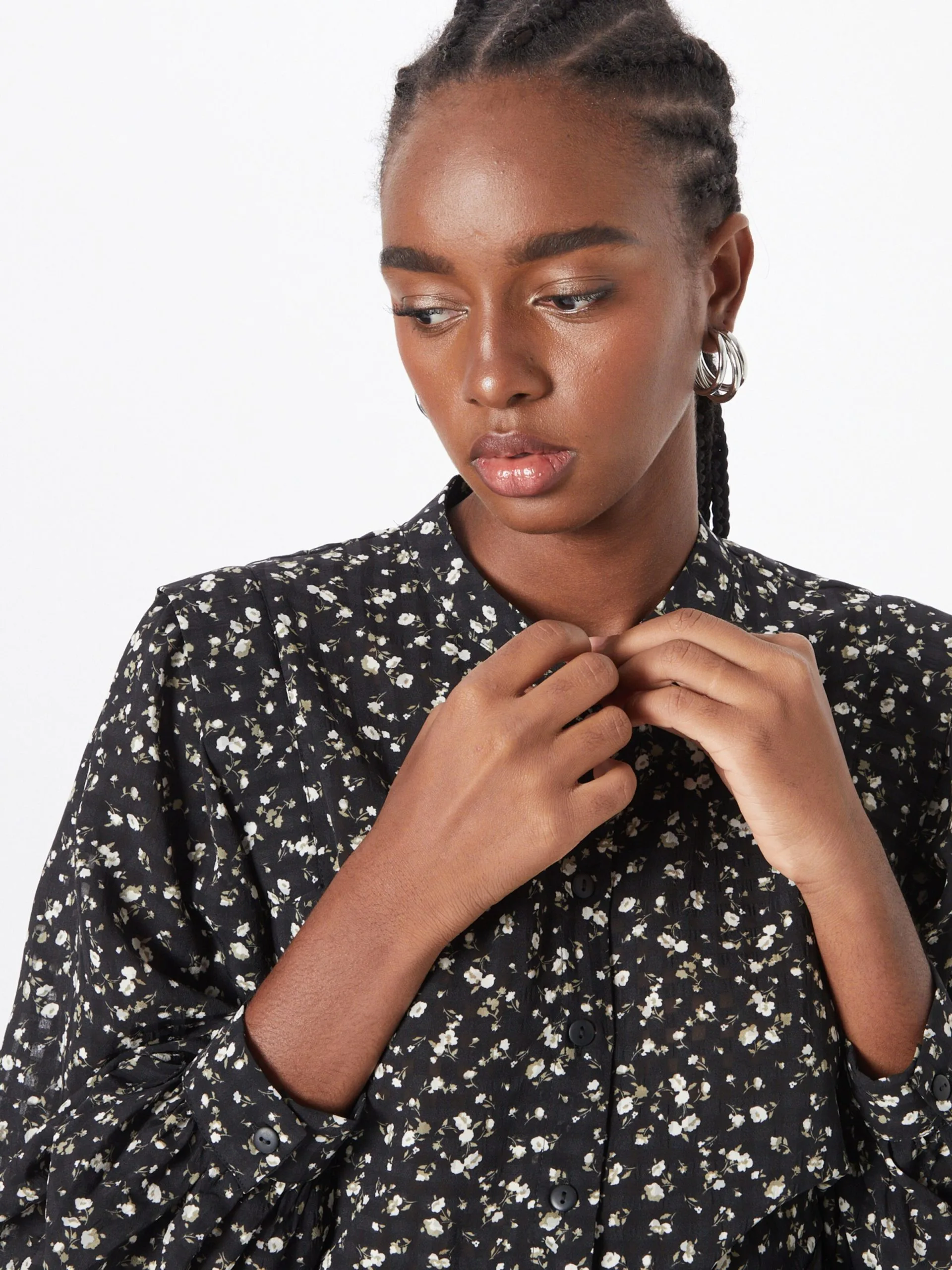 MOSS COPENHAGEN Overhemden Blouse Oceanna Dames Zwart 2 MOSS COPENHAGEN Overhemden Blouse Oceanna Dames Zwart - Afbeelding 2