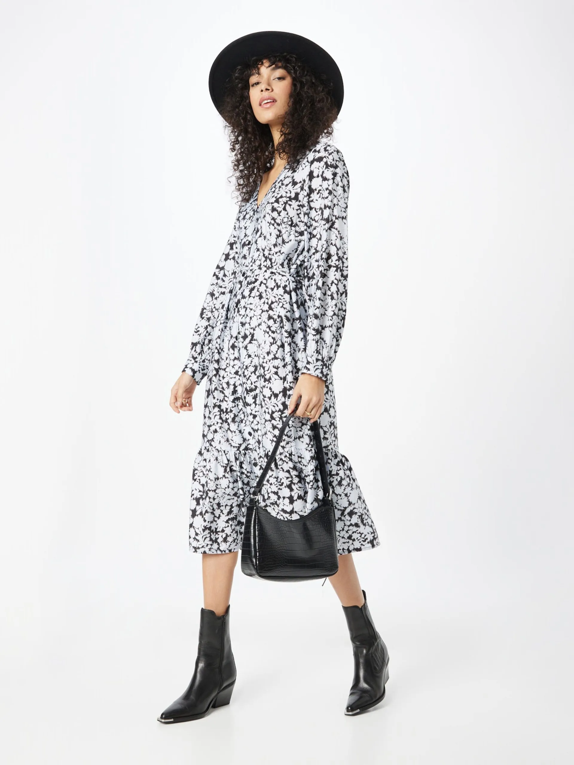 MOSS COPENHAGEN Blousejurken Blousejurk Della Ladonna Dames Pastelblauw 5 MOSS COPENHAGEN Blousejurken Blousejurk Della Ladonna Dames Pastelblauw - Afbeelding 5