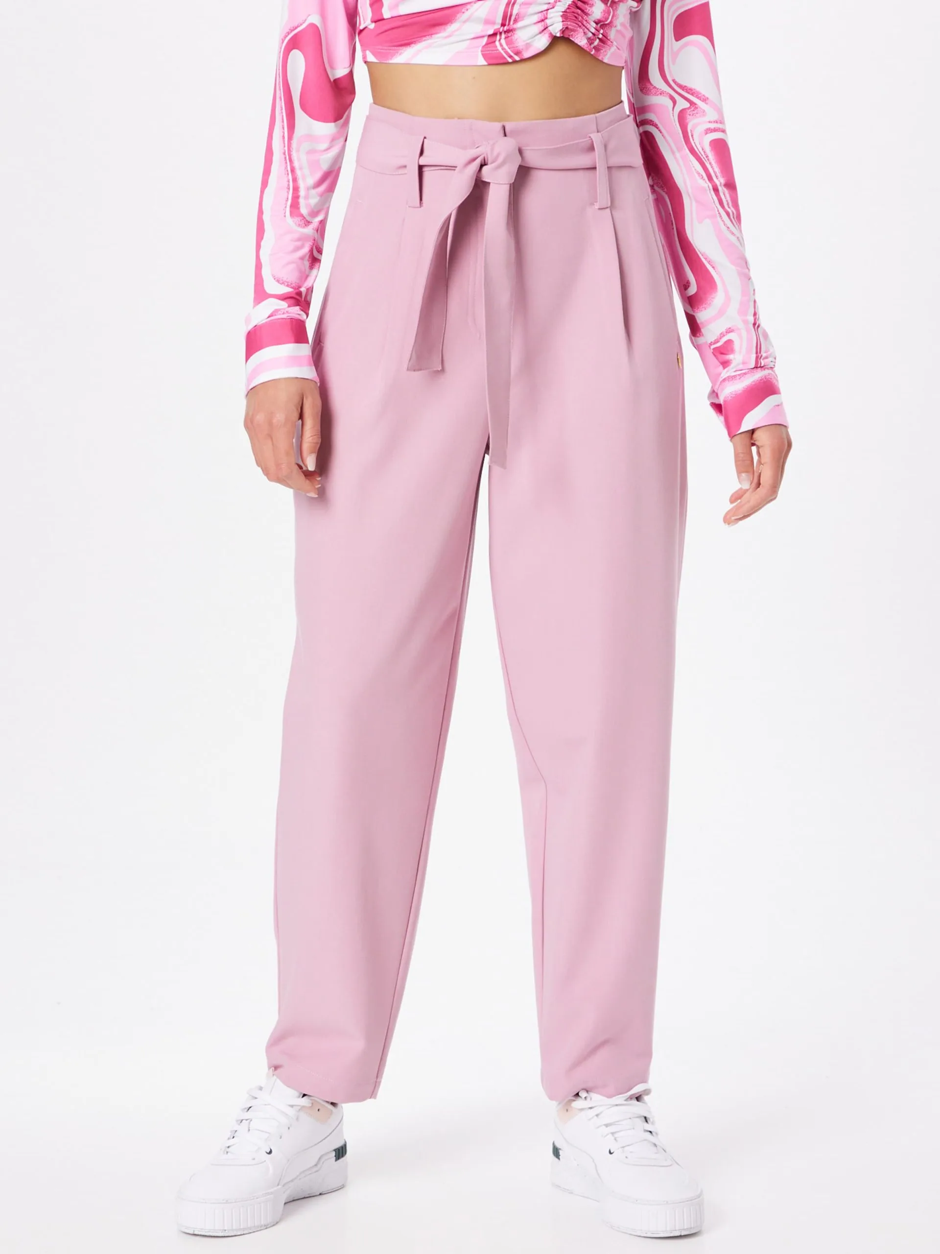 Coster Copenhagen Bandplooibroeken Wide Leg Bandplooibroek ANNA Dames Oudroze 3 Coster Copenhagen Bandplooibroeken Wide Leg Bandplooibroek ANNA Dames Oudroze - Afbeelding 3