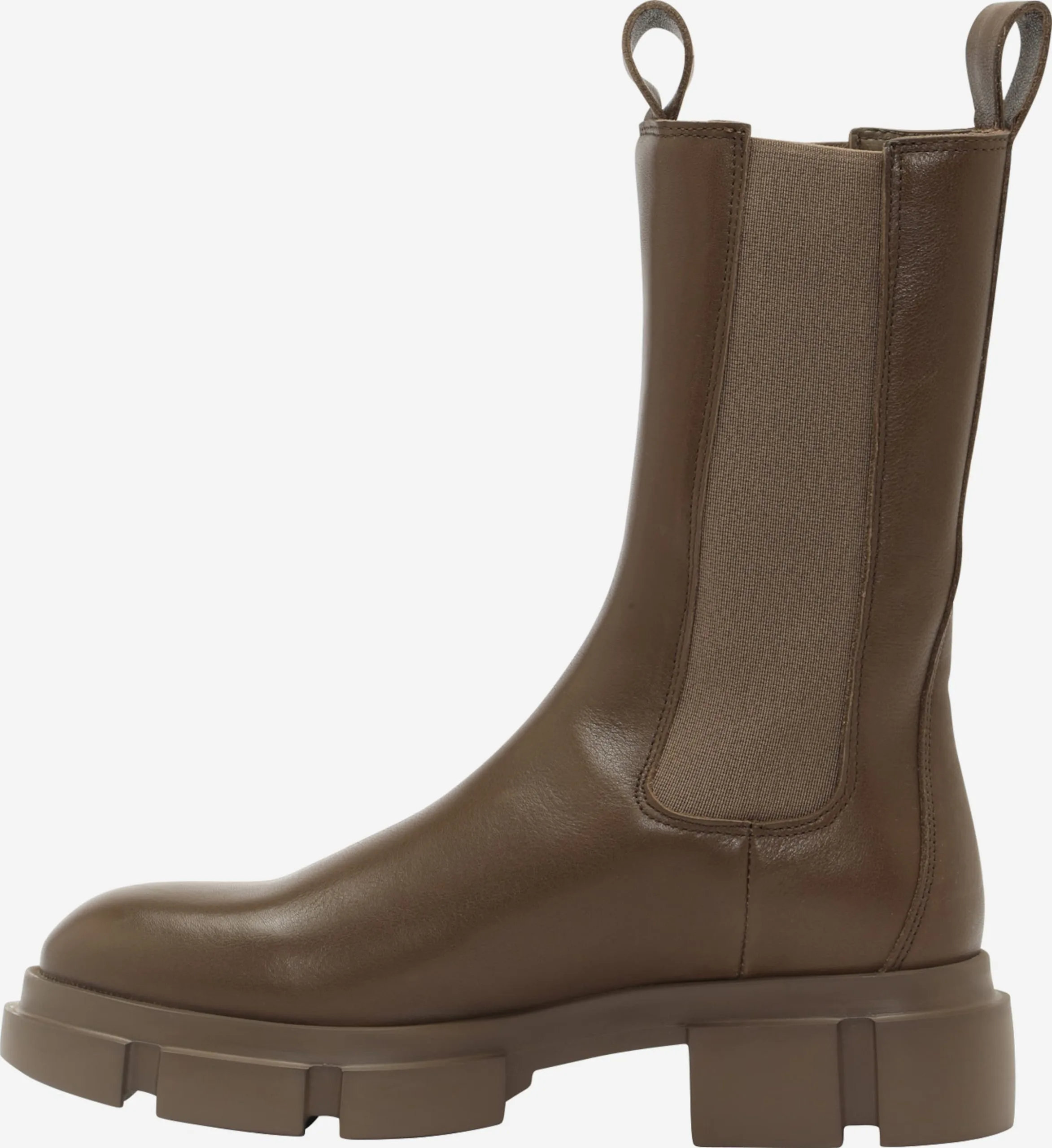 COPENHAGEN Enkellaarsjes Chelsea Boots Dames Kaki 2 COPENHAGEN Enkellaarsjes Chelsea Boots Dames Kaki - Afbeelding 2
