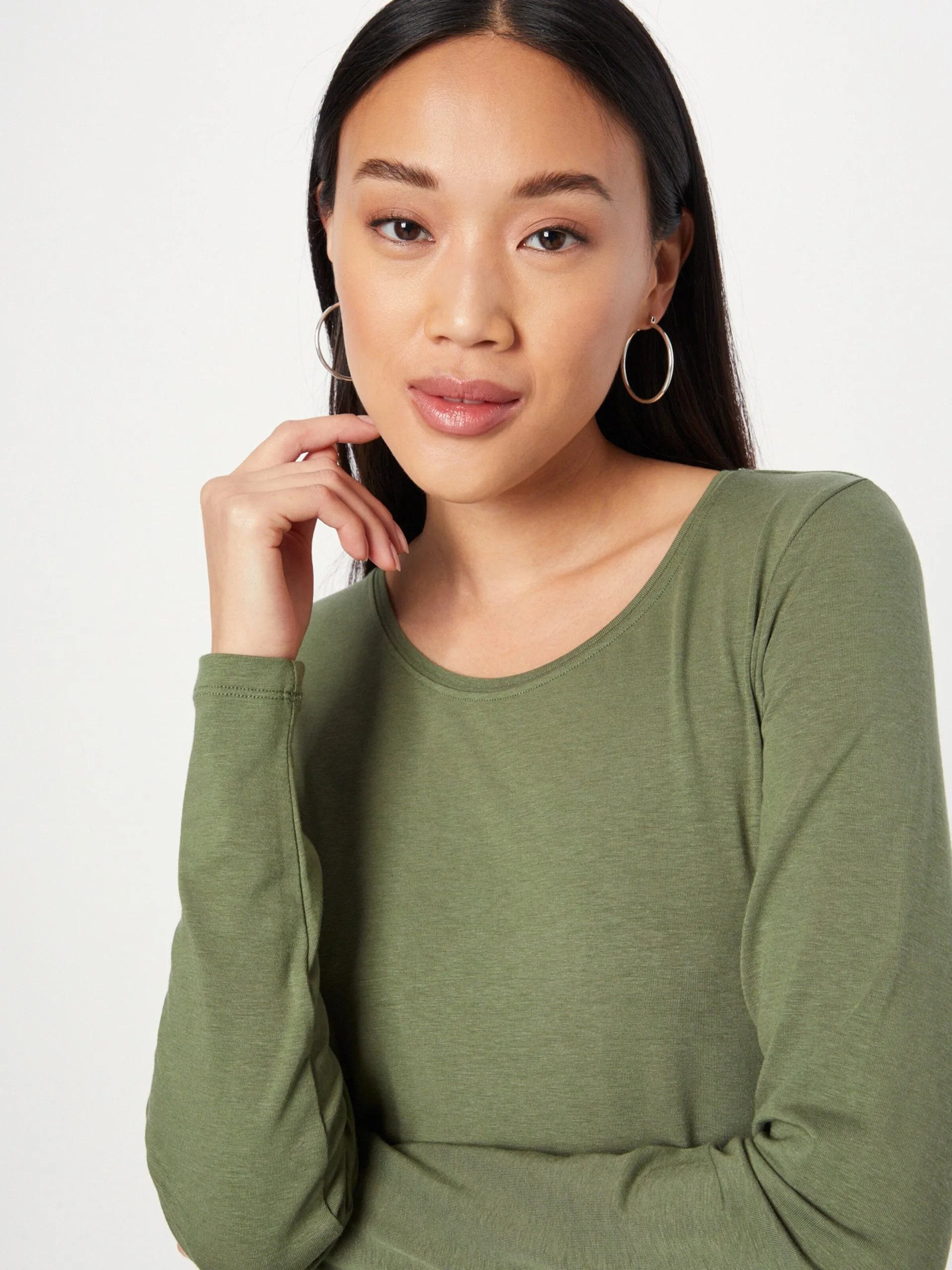 MOSS COPENHAGEN Longsleeves Shirt Dames Olijfgroen 2 MOSS COPENHAGEN Longsleeves Shirt Dames Olijfgroen - Afbeelding 2