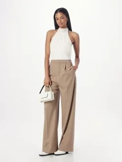 Palazzo Broeken Wide Leg Pantalon Dames Taupe 9 Palazzo Broeken Wide Leg Pantalon Dames Taupe -Moss Copenhagen Verkoop 712ad929b4cef0d02ab4ccfc5cc59a48