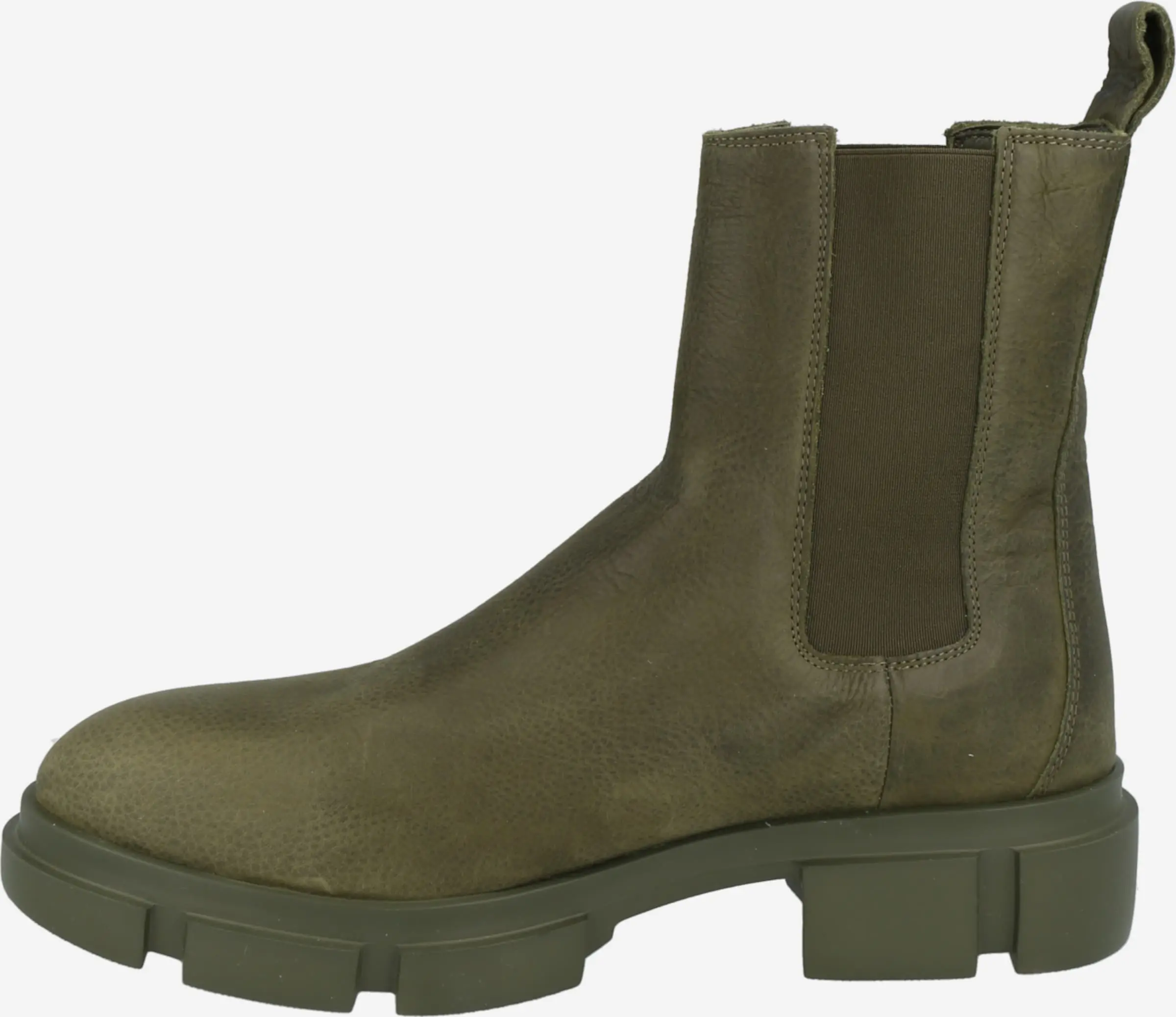 COPENHAGEN Enkellaarsjes Chelsea Boots Dames Kaki / Donkergroen 2 COPENHAGEN Enkellaarsjes Chelsea Boots Dames Kaki / Donkergroen - Afbeelding 2