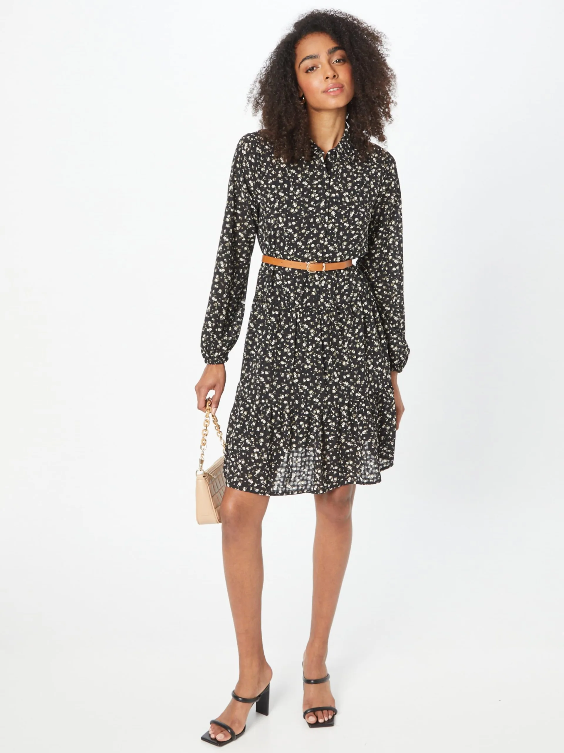 MOSS COPENHAGEN Blousejurken Blousejurk Oceann Dames Zwart 5 MOSS COPENHAGEN Blousejurken Blousejurk Oceann Dames Zwart - Afbeelding 5