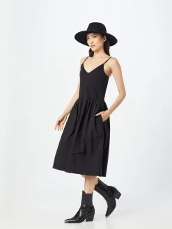 MOSS COPENHAGEN Midi Jurken Jurk Amaia Ledu Dames Zwart 9 MOSS COPENHAGEN Midi Jurken Jurk Amaia Ledu Dames Zwart -Moss Copenhagen Verkoop 741201b78586707fa9ae51332bd52c30