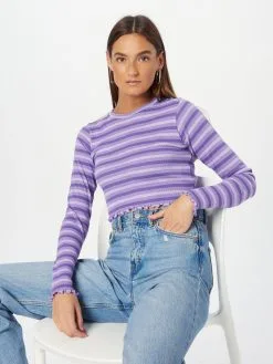 Longsleeves Shirt Dames Lichtlila / Donkerlila 7 Longsleeves Shirt Dames Lichtlila / Donkerlila -Moss Copenhagen Verkoop 741270074519ee4a4c20926e66b7d32b