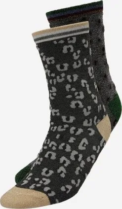 Sokken & Kousen Sokken Carree Dames Grijs / Donkergrijs