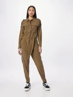 Lange Jumpsuits Jumpsuit BLIZ Dames Kaki 7 Lange Jumpsuits Jumpsuit BLIZ Dames Kaki -Moss Copenhagen Verkoop 76503715ab9666ad407462a3cac9ddd4