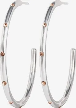 Oorringen Oorbellen OMG Dames Oranje / Zilver