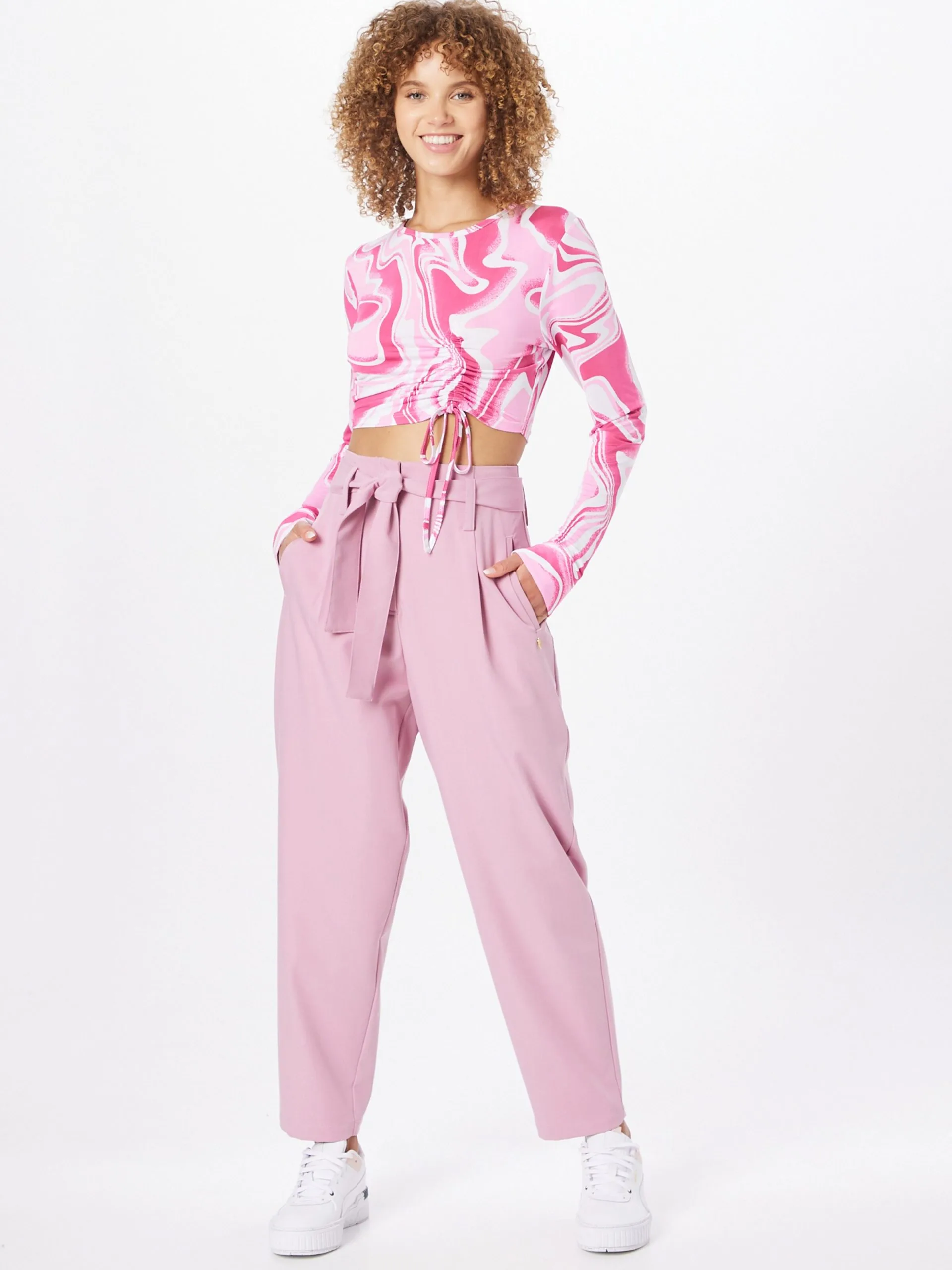 Coster Copenhagen Bandplooibroeken Wide Leg Bandplooibroek ANNA Dames Oudroze 5 Coster Copenhagen Bandplooibroeken Wide Leg Bandplooibroek ANNA Dames Oudroze - Afbeelding 5