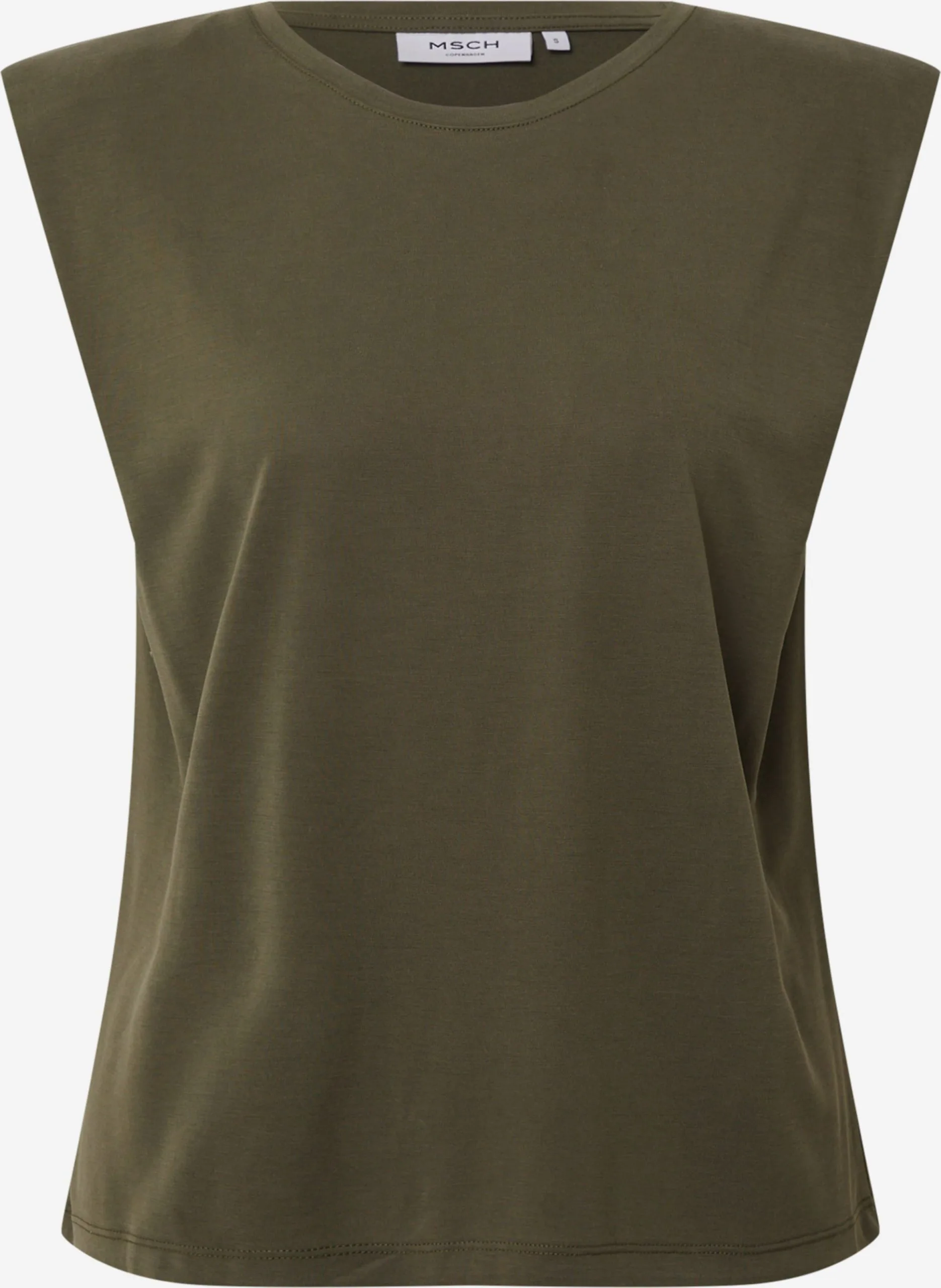 MOSS COPENHAGEN Mouwloze Shirts Top Dames Kaki 1 MOSS COPENHAGEN Mouwloze Shirts Top Dames Kaki