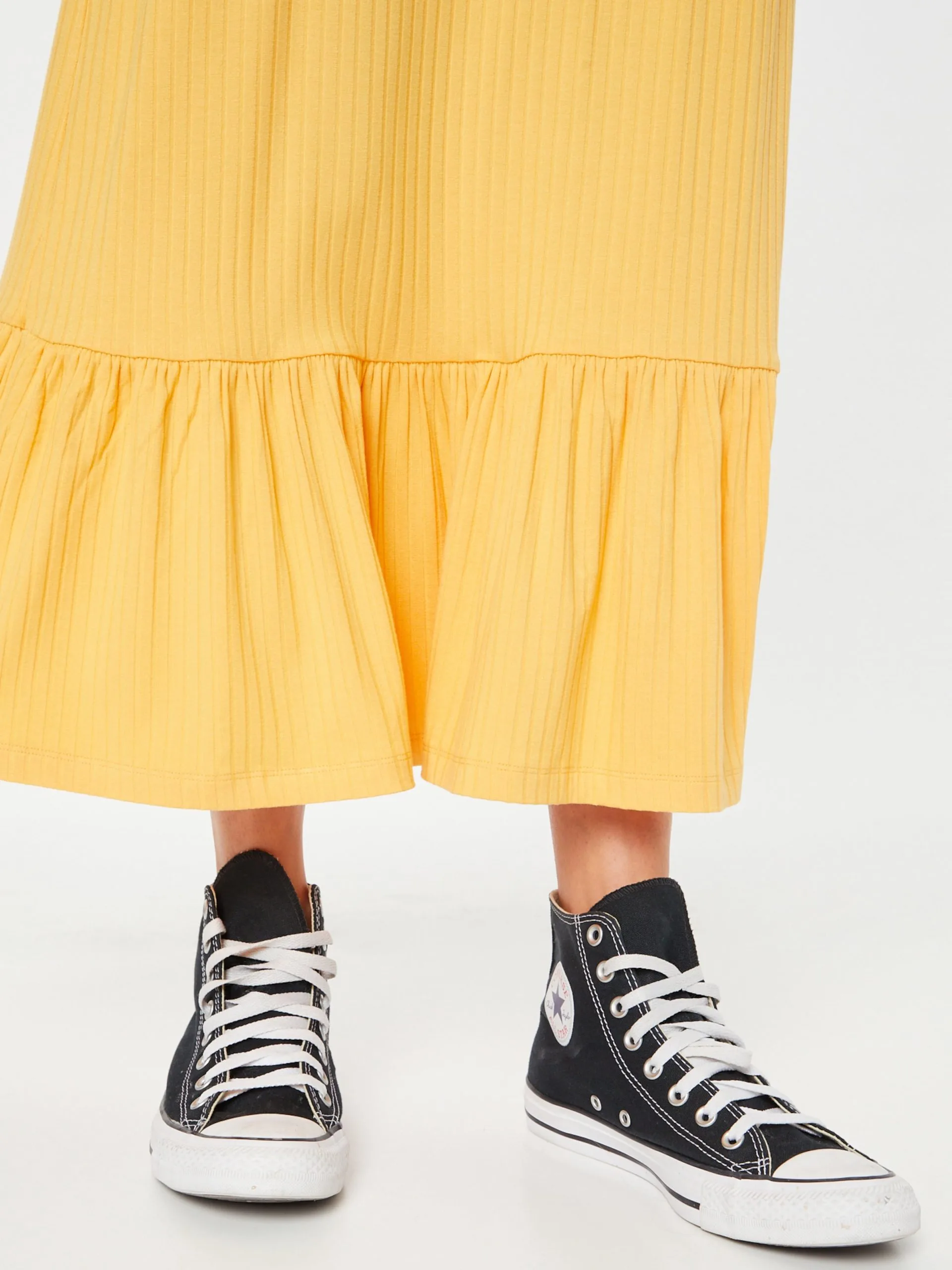 MOSS COPENHAGEN Maxi Jurken Jurk Leane Kimmie Dames Goudgeel 2 MOSS COPENHAGEN Maxi Jurken Jurk Leane Kimmie Dames Goudgeel - Afbeelding 2