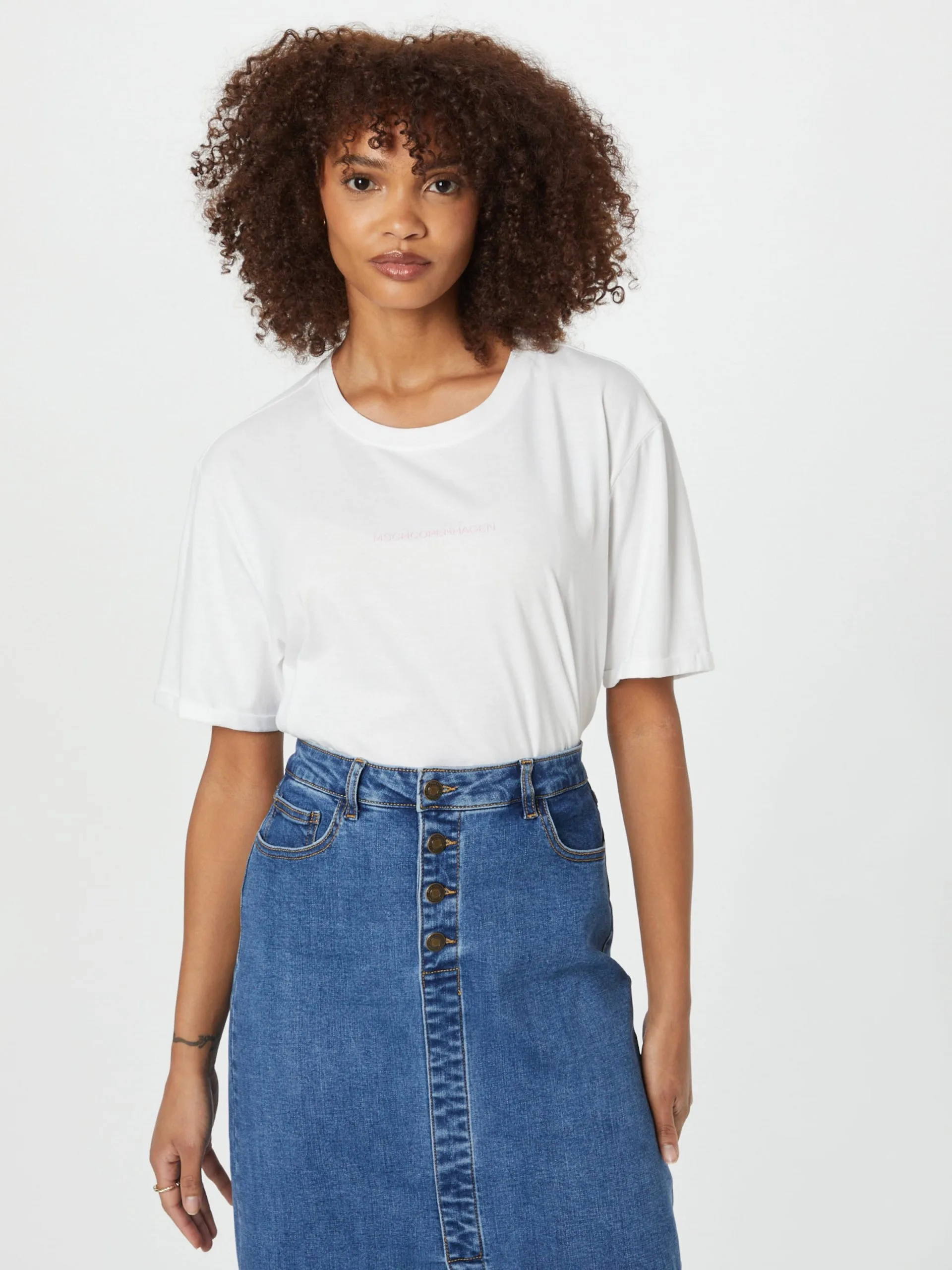 MOSS COPENHAGEN T-shirts Shirt Terina Dames Wit 3 MOSS COPENHAGEN T-shirts Shirt Terina Dames Wit - Afbeelding 3