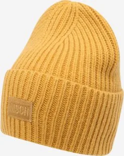 MOSS COPENHAGEN Mutsen Muts KARA Dames Curry / Goudgeel