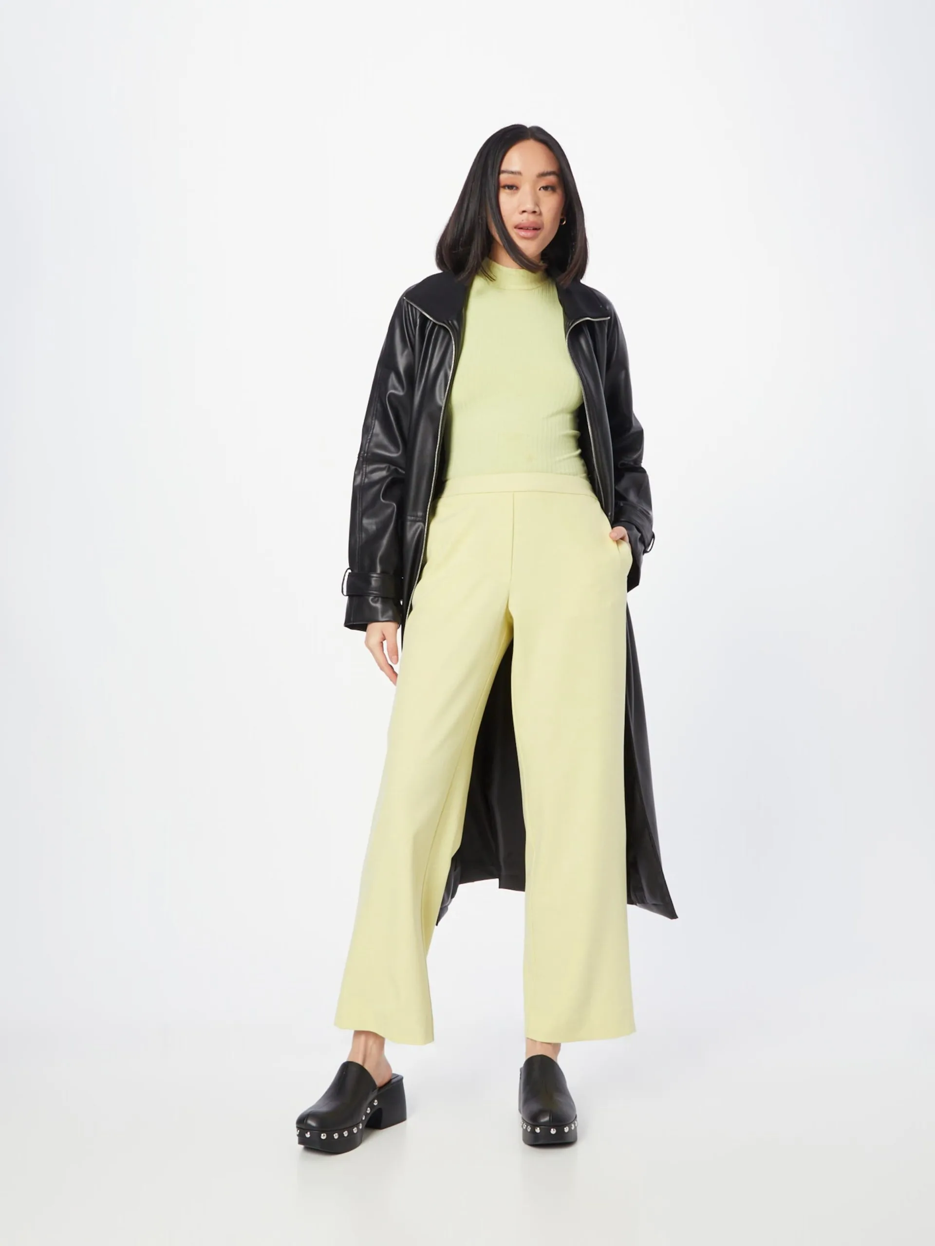 MOSS COPENHAGEN Pantalons Loosefit Broek Dames Lichtgeel 5 MOSS COPENHAGEN Pantalons Loosefit Broek Dames Lichtgeel - Afbeelding 5