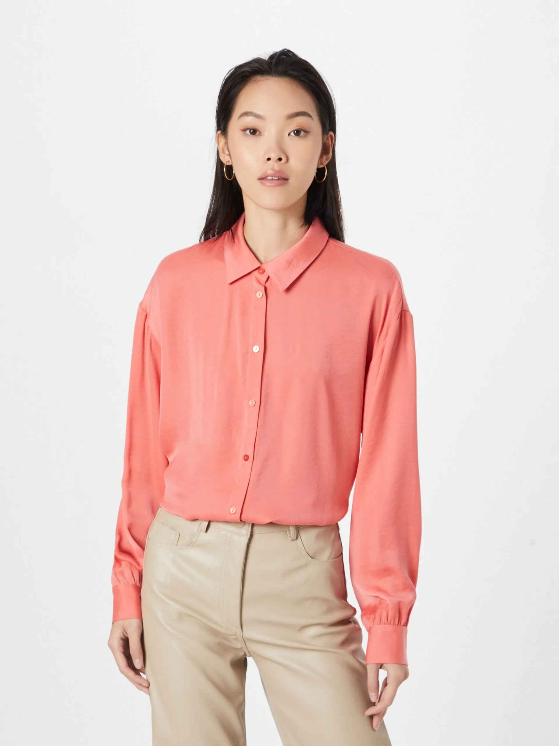 MOSS COPENHAGEN Overhemden Blouse Stefana Dames Lichtroze 3 MOSS COPENHAGEN Overhemden Blouse Stefana Dames Lichtroze - Afbeelding 3