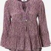Blouses Met Korte Mouw Blouse Ivy Dames Lavendel