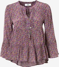 Blouses Met Korte Mouw Blouse Ivy Dames Lavendel