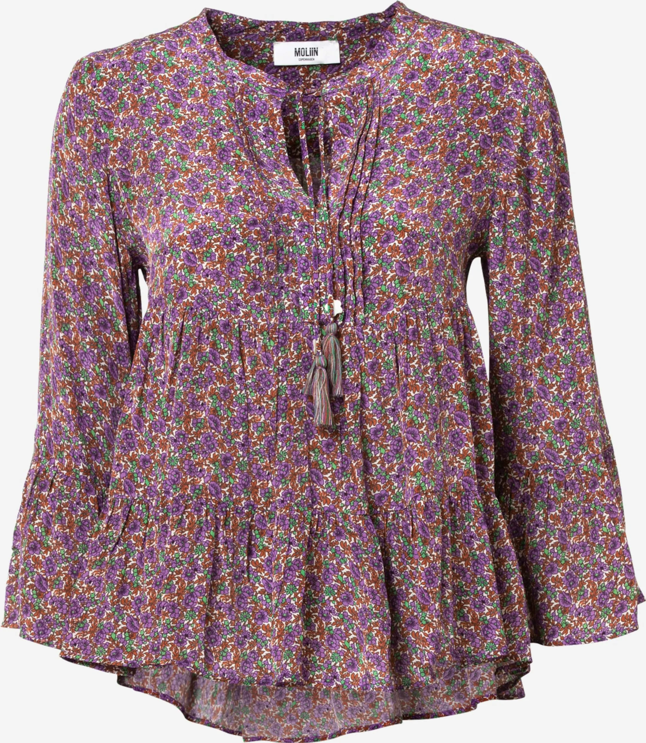 Blouses Met Korte Mouw Blouse Ivy Dames Lavendel 1 Blouses Met Korte Mouw Blouse Ivy Dames Lavendel