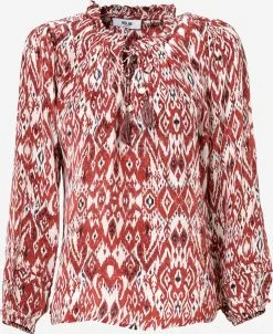 Blouseshirts Blouse Whitney Dames Rood