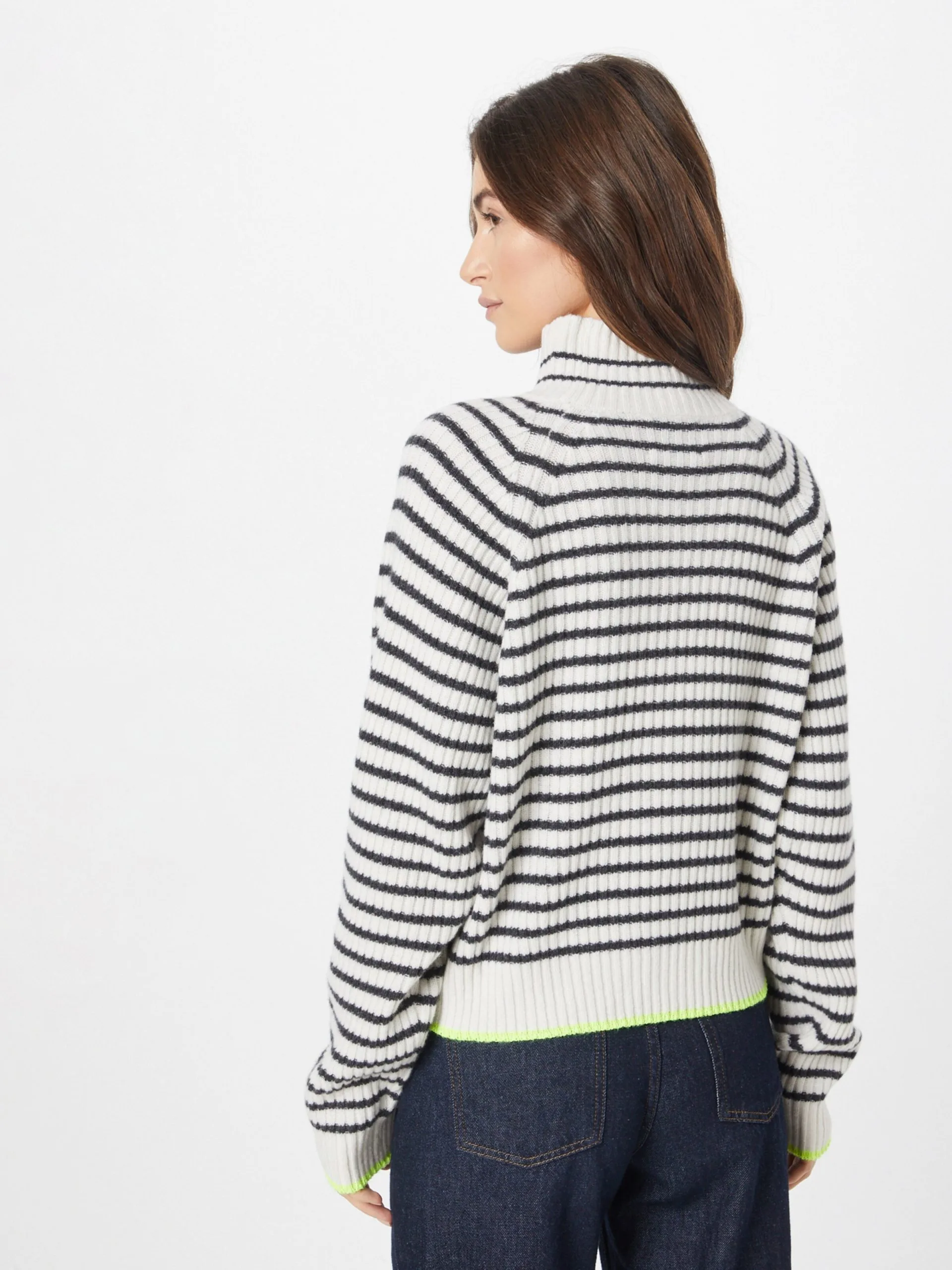 Fijngebreide Truien Trui Dames Wit 4 Fijngebreide Truien Trui Dames Wit - Afbeelding 4