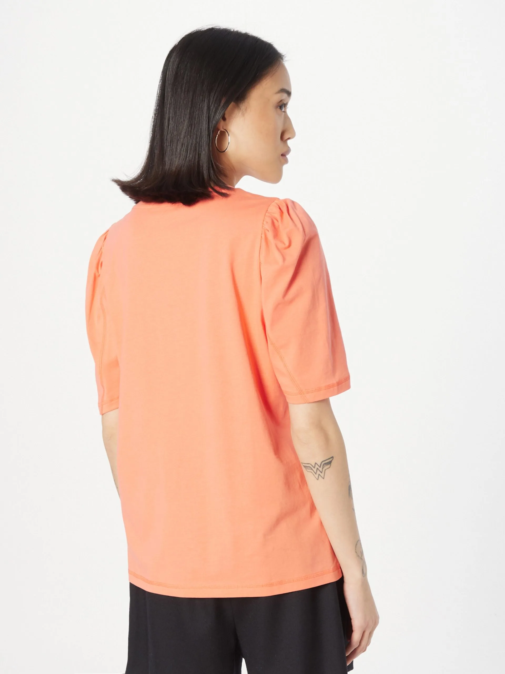 MOSS COPENHAGEN T-shirts Shirt Tiffa Dames Lichtoranje 4 MOSS COPENHAGEN T-shirts Shirt Tiffa Dames Lichtoranje - Afbeelding 4