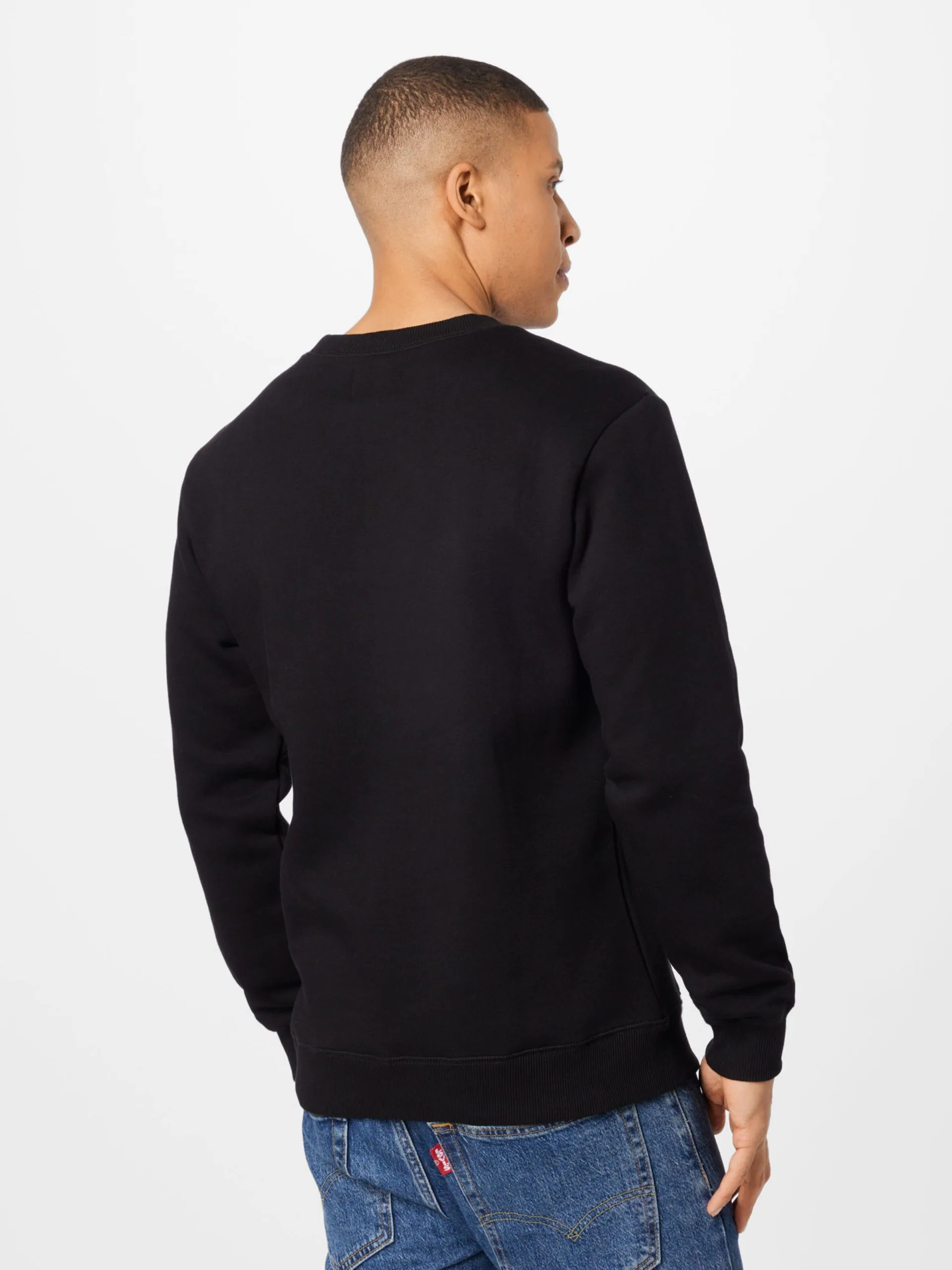 Sweatshirts Sweatshirt Heren Zwart 4 Sweatshirts Sweatshirt Heren Zwart - Afbeelding 4