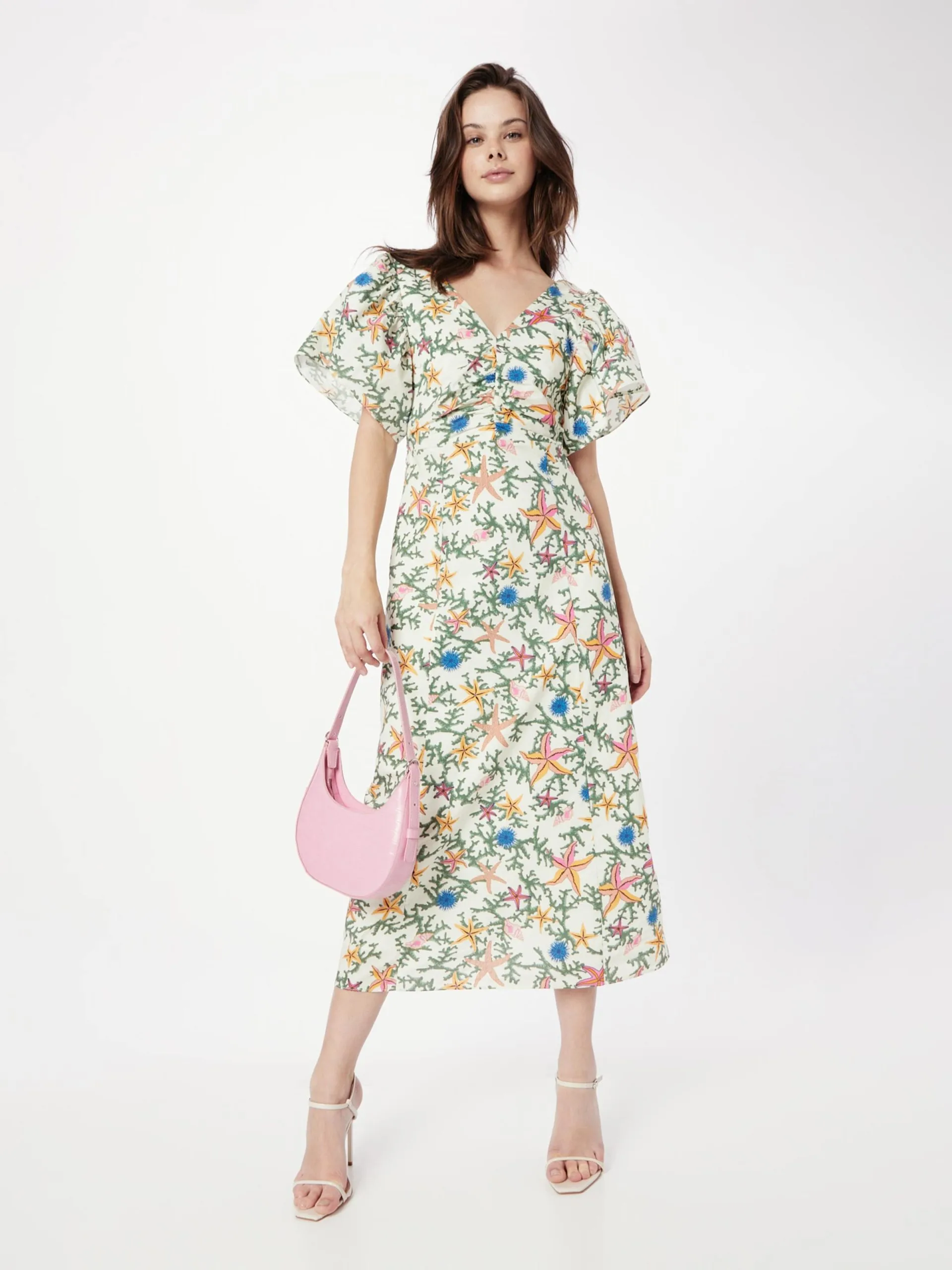 Maxi Jurken Jurk Dames Crème 5 Maxi Jurken Jurk Dames Crème - Afbeelding 5