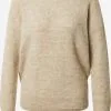 MOSS COPENHAGEN Fijngebreide Truien Trui Dames Beige