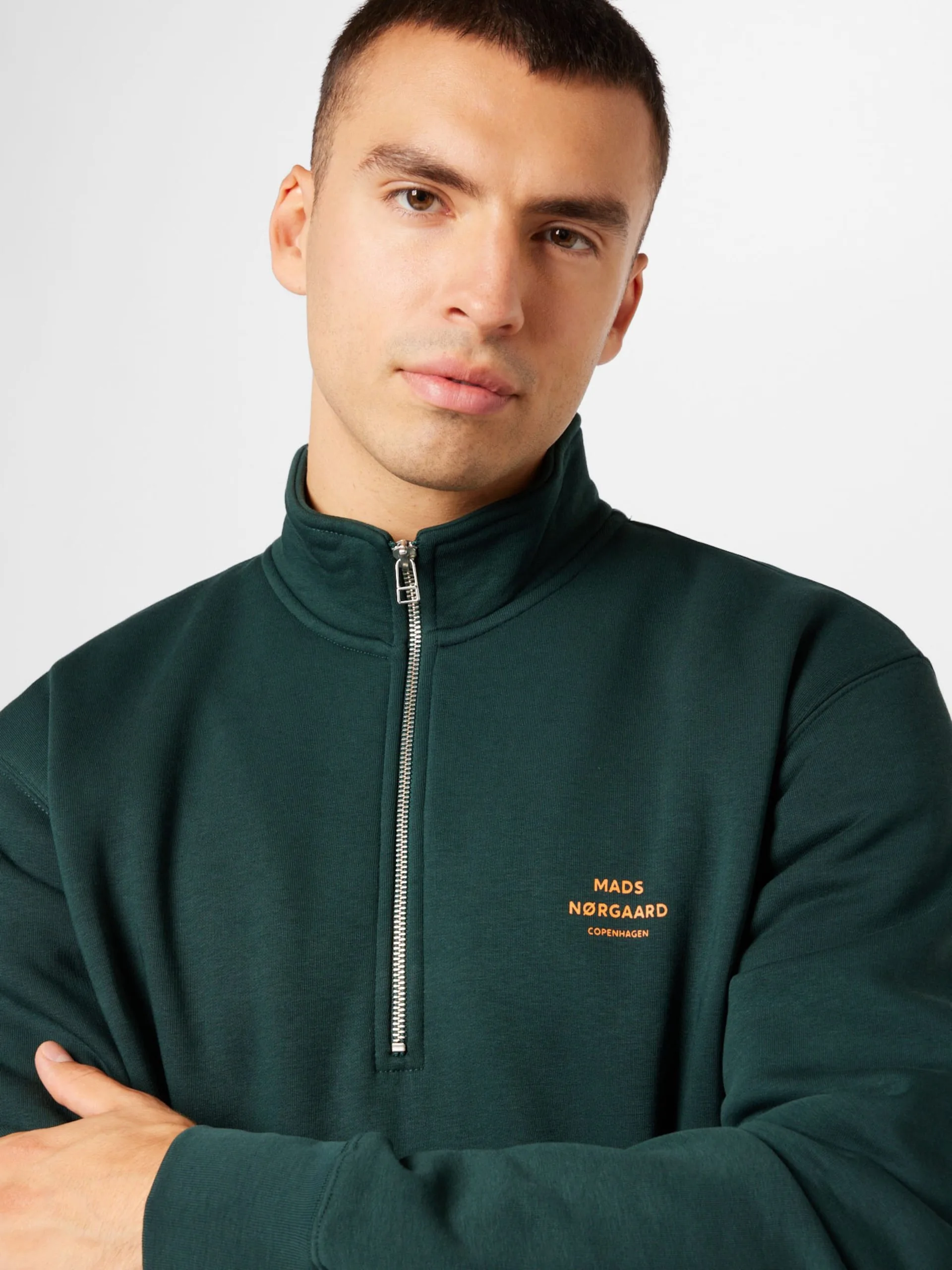 Sweatshirts Sweatshirt Heren Smaragd 2 Sweatshirts Sweatshirt Heren Smaragd - Afbeelding 2