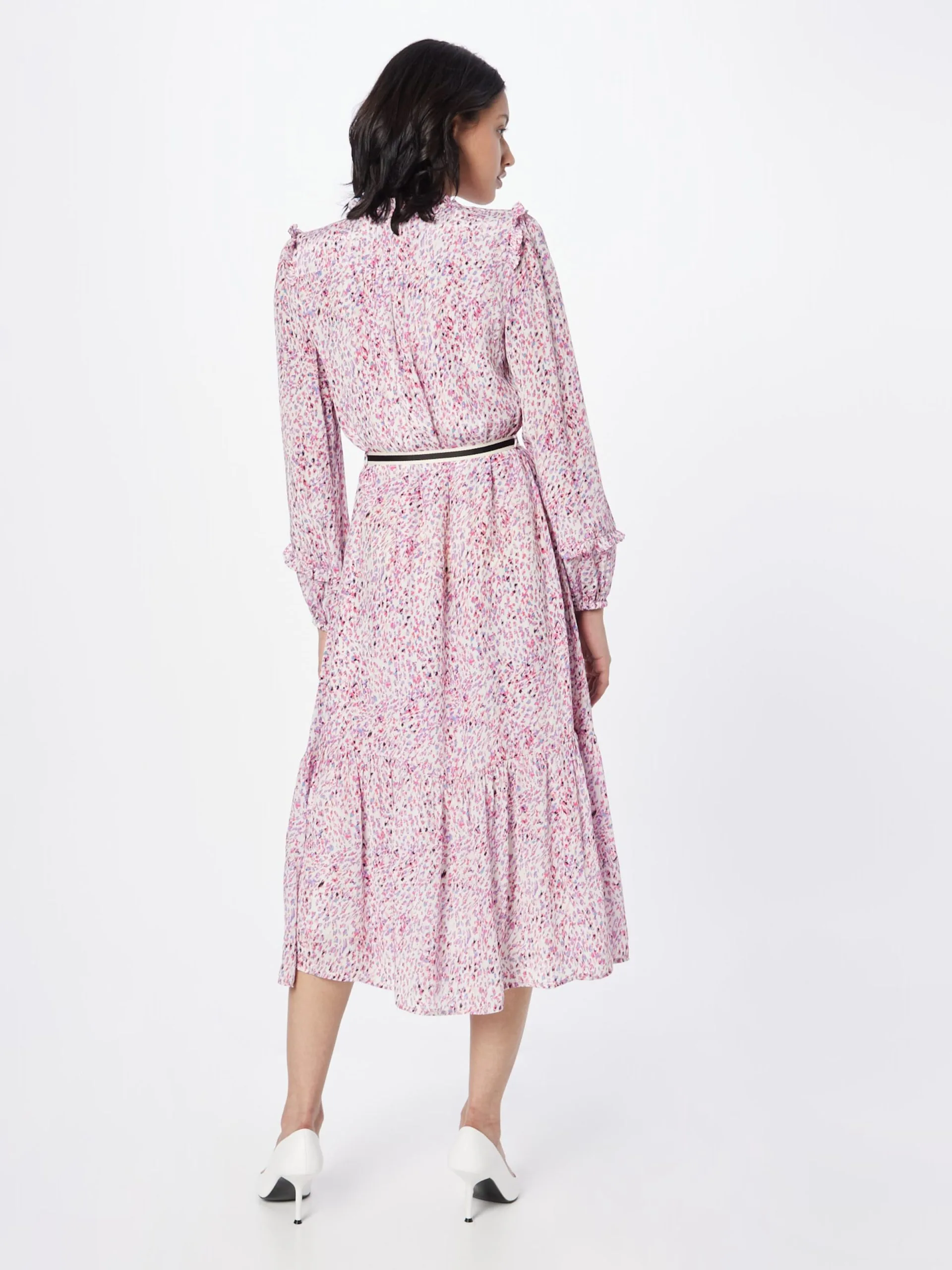 Midi Jurken Jurk Nova Dames Pink / Rosa 4 Midi Jurken Jurk Nova Dames Pink / Rosa - Afbeelding 4