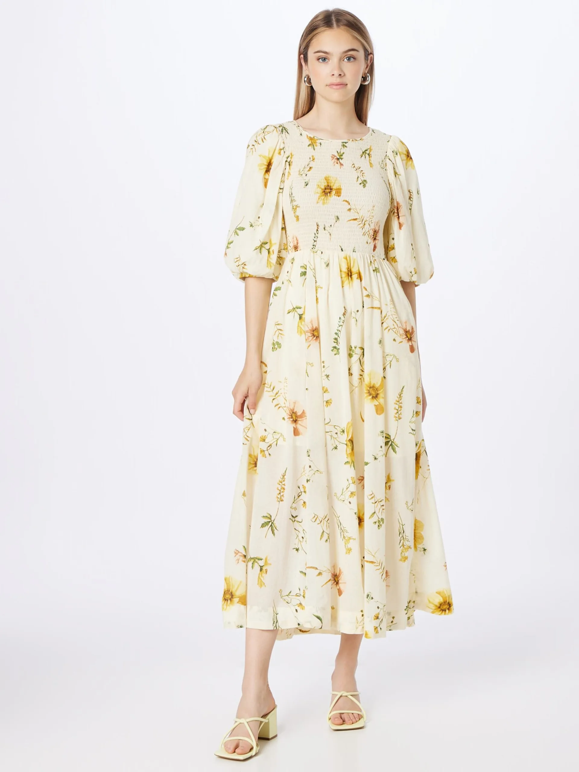 Maxi Jurken Jurk OLINE Dames Gemengde Kleuren 3 Maxi Jurken Jurk OLINE Dames Gemengde Kleuren - Afbeelding 3