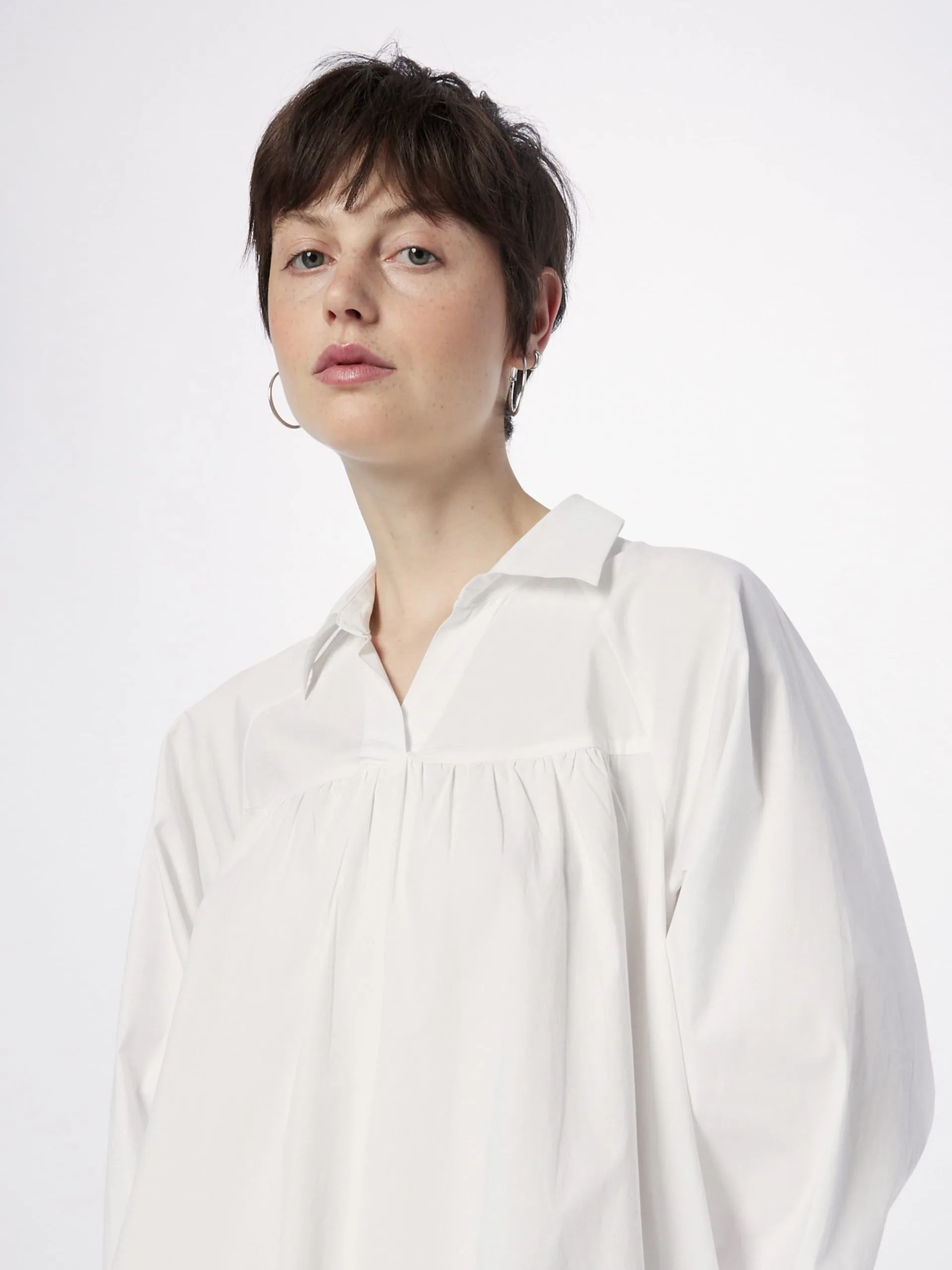 MOSS COPENHAGEN Blousejurken Blousejurk Dames Wit 2 MOSS COPENHAGEN Blousejurken Blousejurk Dames Wit - Afbeelding 2