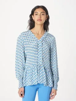 Blouseshirts Blouse Yanet Dames Blauw 7 Blouseshirts Blouse Yanet Dames Blauw -Moss Copenhagen Verkoop 91b449f68d8c35e1c26028249cde5073