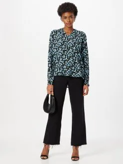 MOSS COPENHAGEN Blouseshirts Blouse Kalika Jalina Dames Nachtblauw / Lichtblauw 9 MOSS COPENHAGEN Blouseshirts Blouse Kalika Jalina Dames Nachtblauw / Lichtblauw -Moss Copenhagen Verkoop 924471fdf1c7d74e2044e93ec78217b0