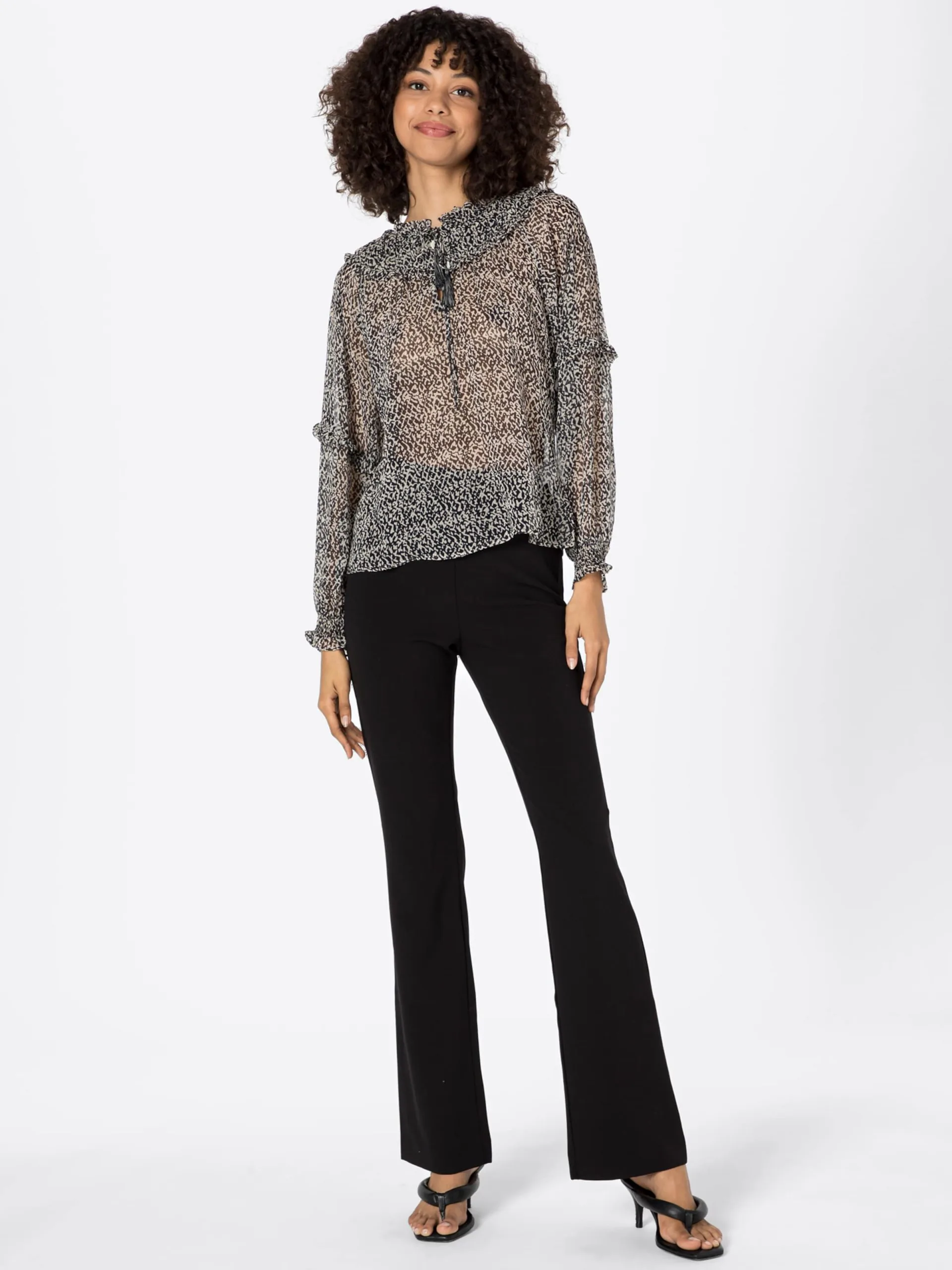 Blouseshirts Blouse Tiffany Dames Zwart 5 Blouseshirts Blouse Tiffany Dames Zwart - Afbeelding 5