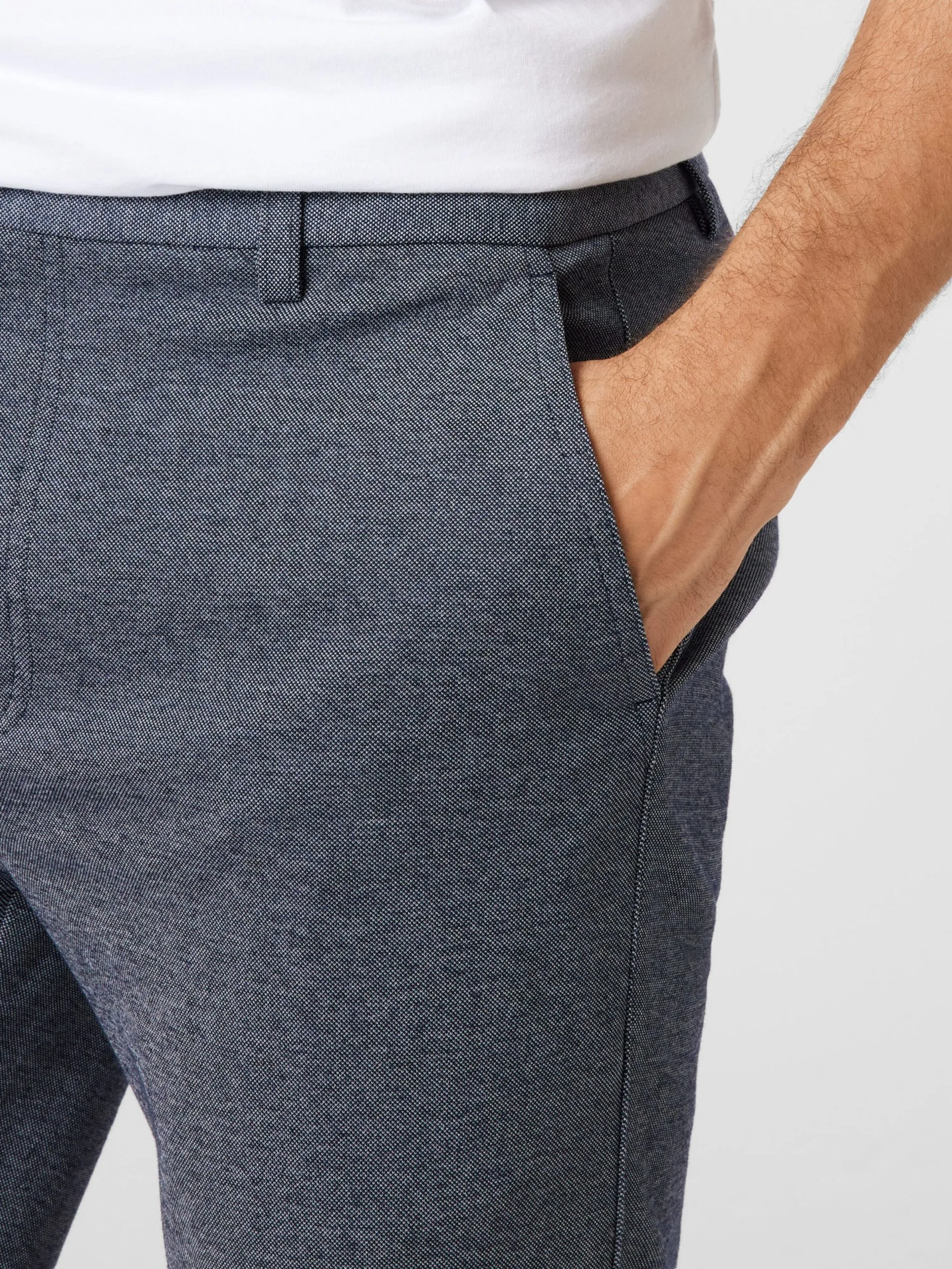 Chino Shorts Slimfit Chino Milano Heren Donkerblauw 2 Chino Shorts Slimfit Chino Milano Heren Donkerblauw - Afbeelding 2