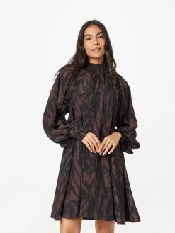 Mini Jurken Jurk Dames Chocoladebruin / Pueblo -Moss Copenhagen Verkoop 98969d875345eb58a2a40fdd1e7f5ff6