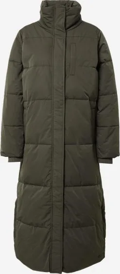 MOSS COPENHAGEN Wintermantels Wintermantel Evanna Dames Olijfgroen