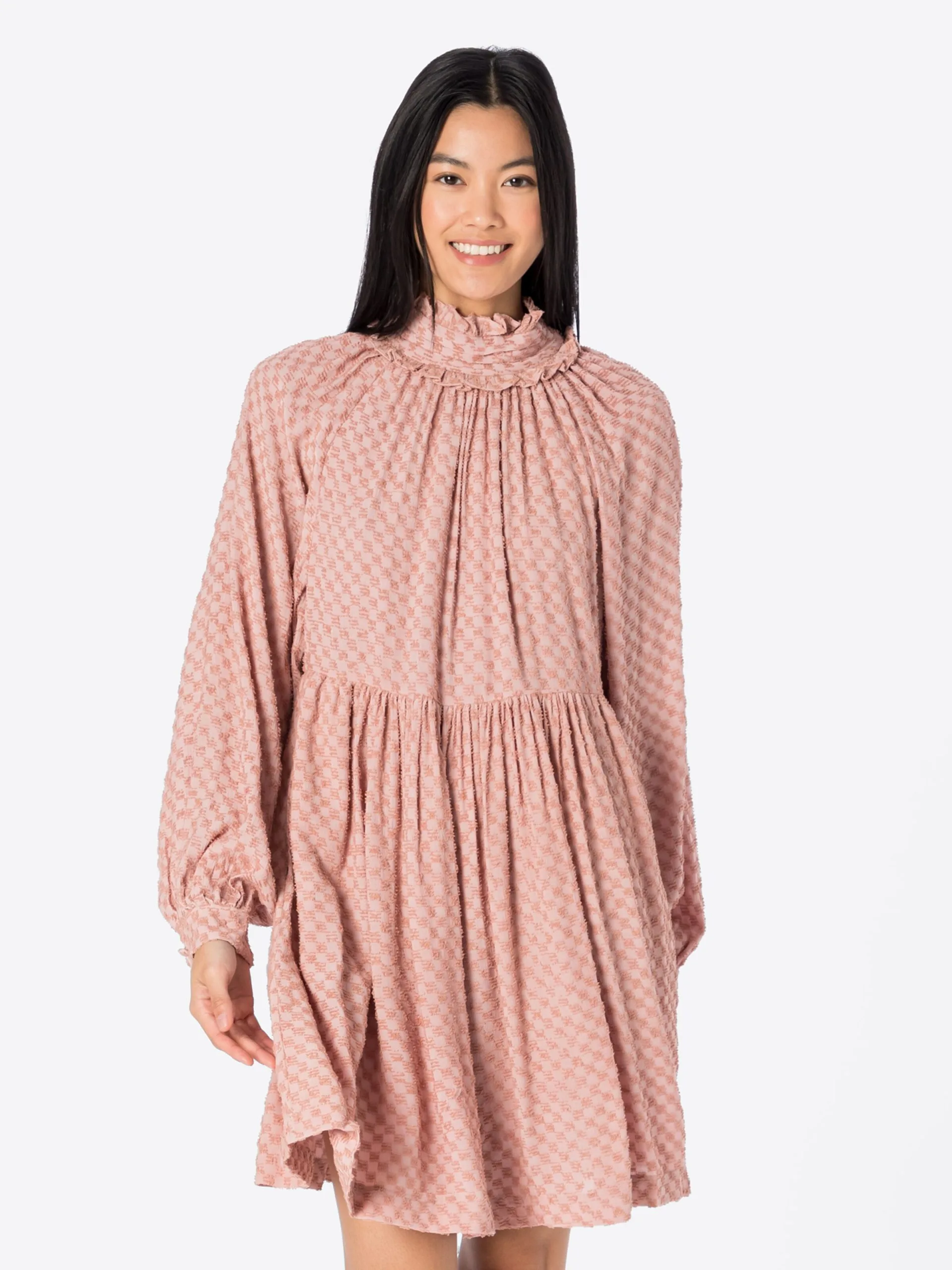 Mini Jurken Jurk ERICA Dames Rosa 3 Mini Jurken Jurk ERICA Dames Rosa - Afbeelding 3