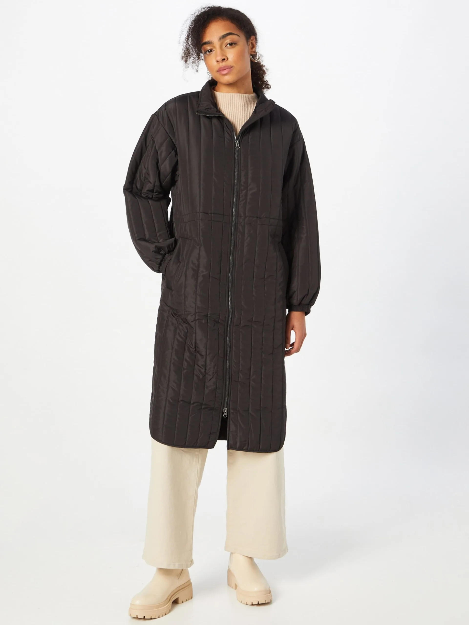 MOSS COPENHAGEN Tussenmantels Tussenmantel Eevi Deya Dames Zwart 3 MOSS COPENHAGEN Tussenmantels Tussenmantel Eevi Deya Dames Zwart - Afbeelding 3