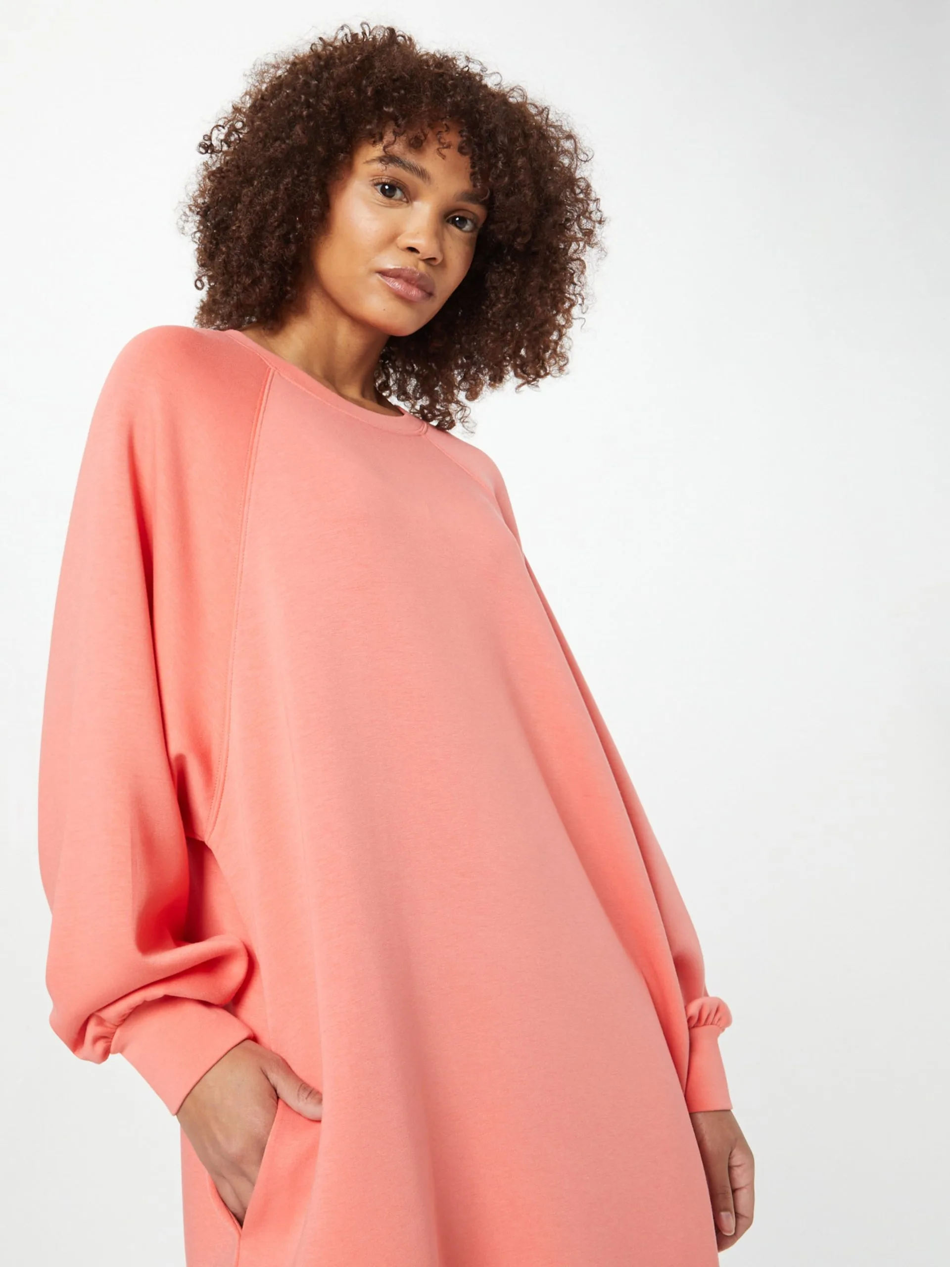 MOSS COPENHAGEN Mini Jurken Jurk Bianna Dames Koraal 2 MOSS COPENHAGEN Mini Jurken Jurk Bianna Dames Koraal - Afbeelding 2