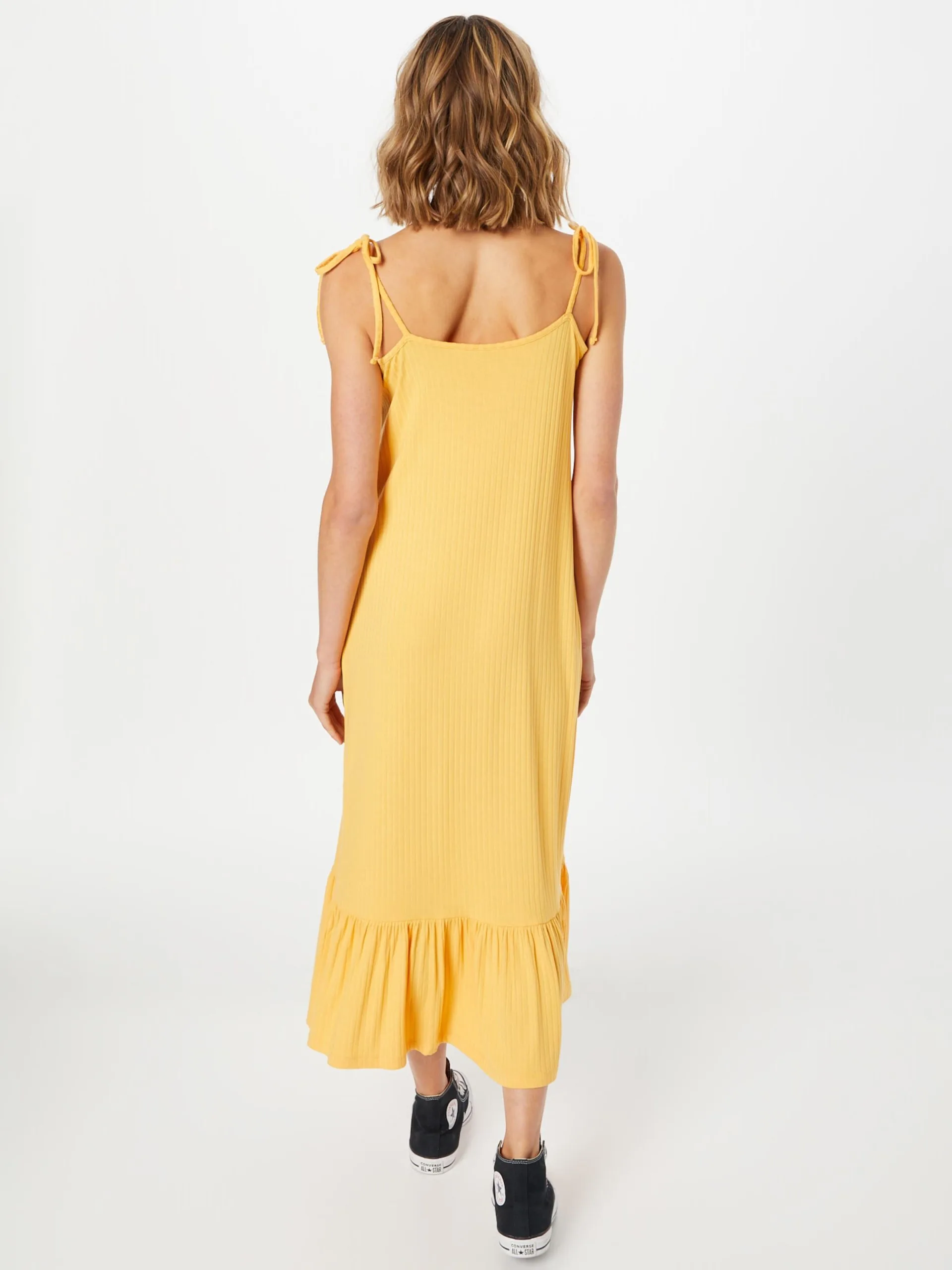 MOSS COPENHAGEN Maxi Jurken Jurk Leane Kimmie Dames Goudgeel 4 MOSS COPENHAGEN Maxi Jurken Jurk Leane Kimmie Dames Goudgeel - Afbeelding 4